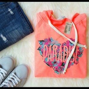 (American Eagle) Neon Paradise Hoodie 🎆